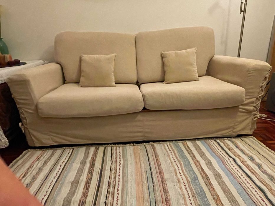vendo 1 sofá cama de 3 lugares + 1 sofá 2 lugares Capas laváveis