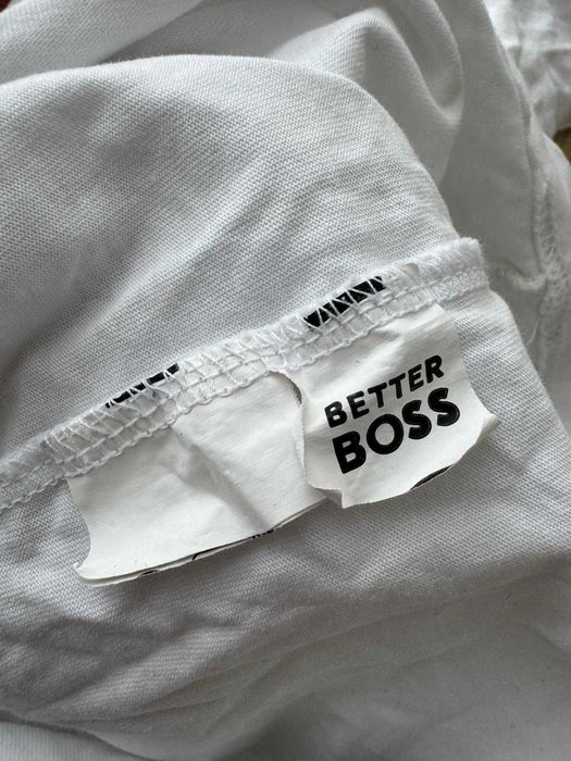 Hugo koszulka t-shirt biały XXL małe logo gładka