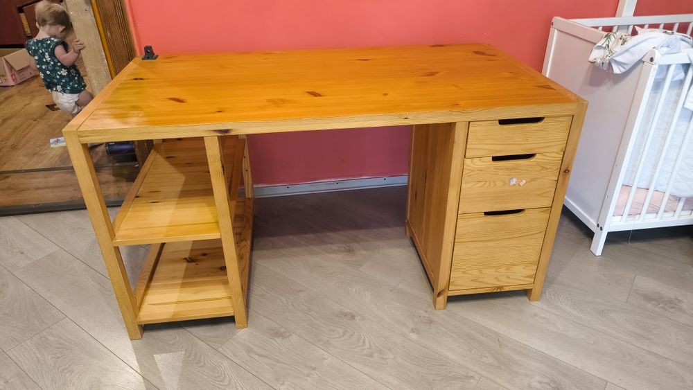 Biurko drewniane Ikea