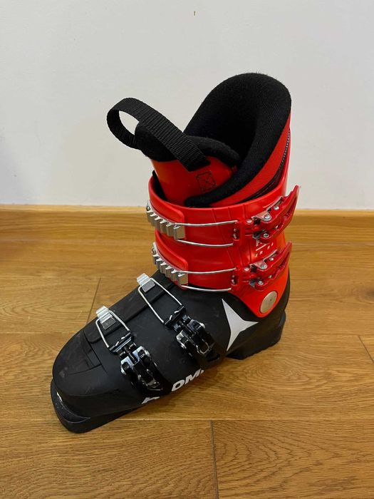 NARTY ATOMIC  - dziecięce 130 cm + Buty 24/24.5