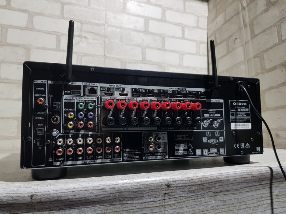 7.2 AV ресивер ONKYO TX-NR 676,*7x165 Вт, Wi-Fi, HDMI, 4K Bluetooth б/у з Німеччини