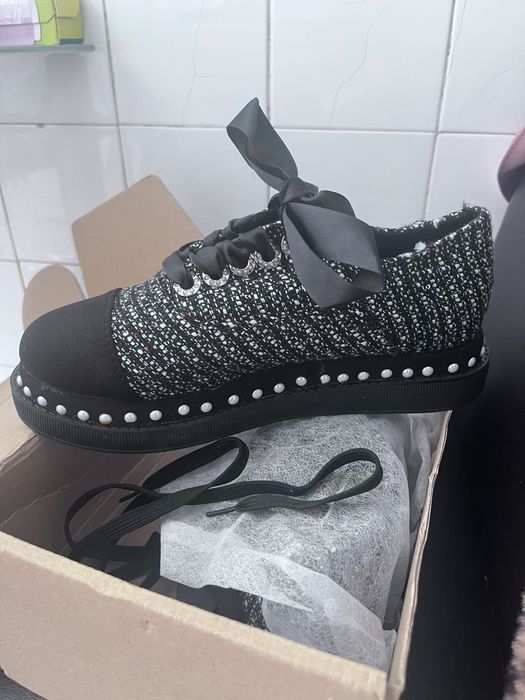 Sapatos novos h&d moda espanhola