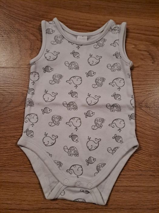 Body chłopięce z krótkim rękawem 68 Baby Club