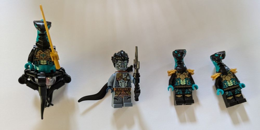 Figurki Lego Ninjago Jaszczury i Seabound 4 szt.