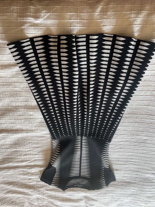 vestido preto e branco zara tamanho s