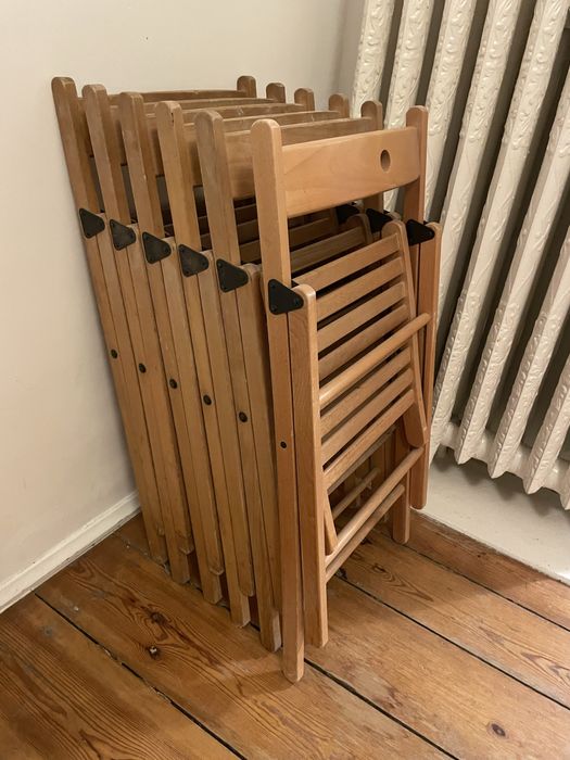 6 krzesła składane IKEA FROSVI