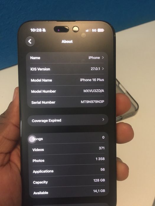 Iphone 16 plus.