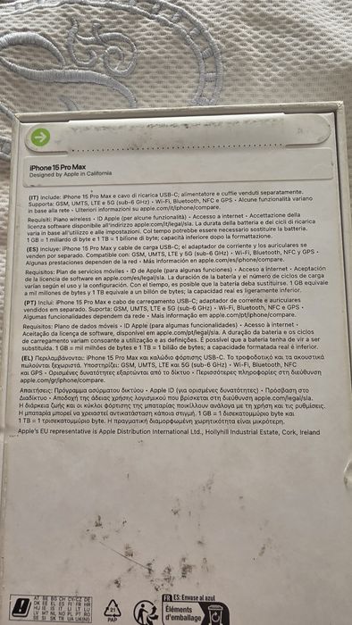 Iphone 15 Pro Max 256Gb Titânium