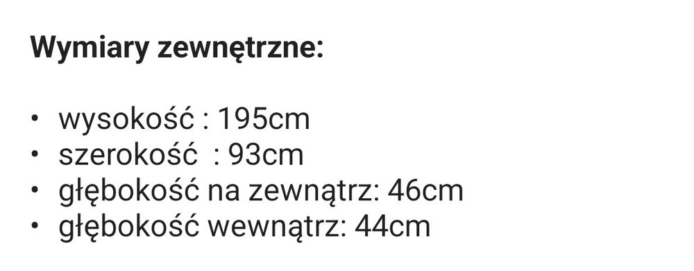 Komoda szafa Meble dziecięce Aruś
