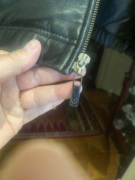 Blusão de couro Chaps Ralph Lauren