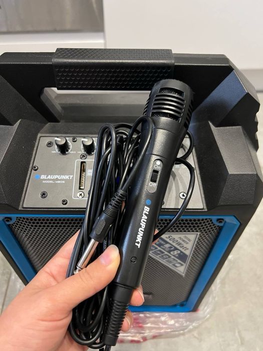 BLAUPUNKT music box MB06 – 500W  Bluetooth  USB  SD  AUX  FM  KARAOKE