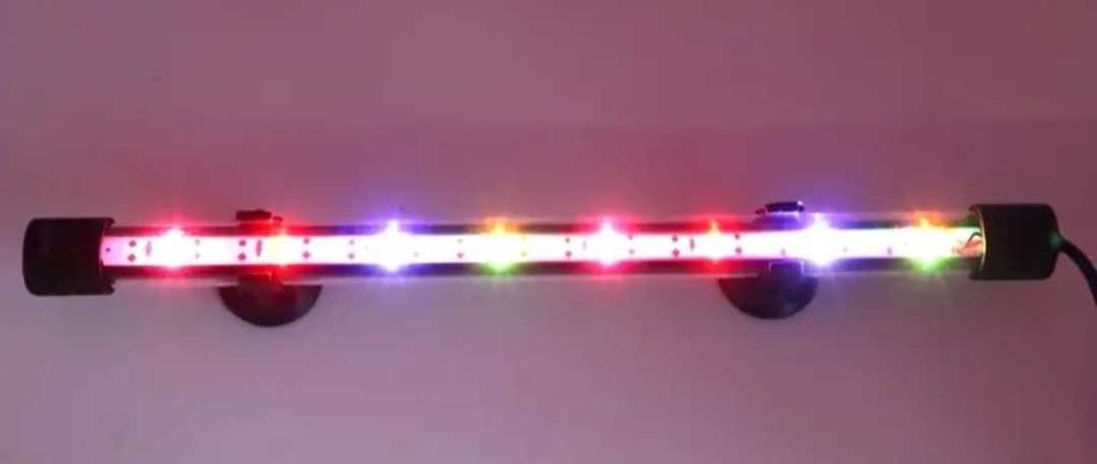 Многоцветные светильники для аквариума, погружные лампы