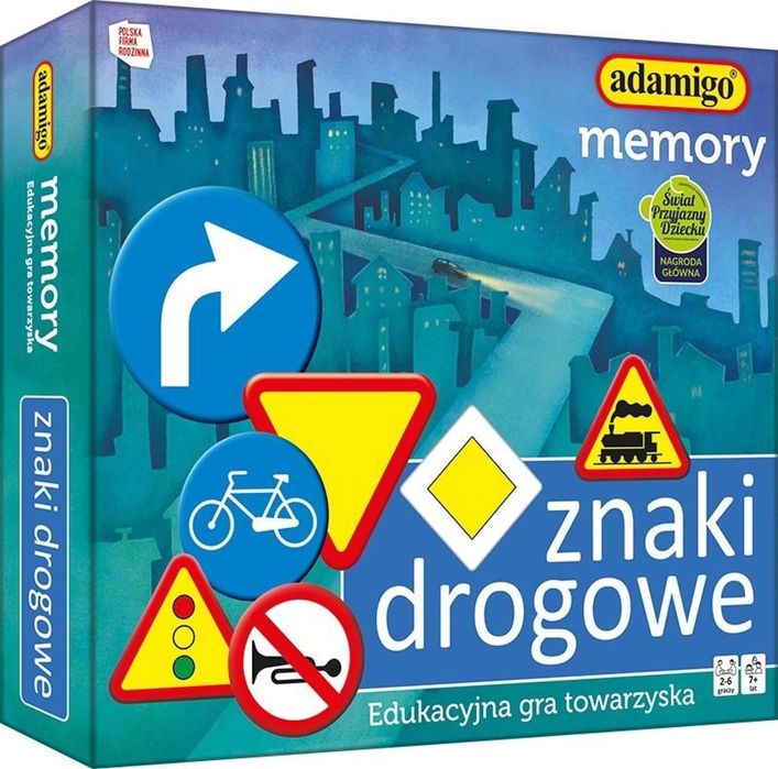 Memory Znaki drogowe Adamigo pudełko,246x222 mm
