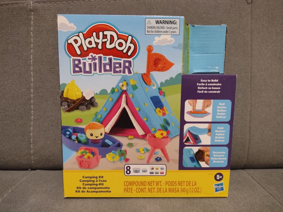 Zestaw Play Doh Builder - kamping - bez ciastoliny
