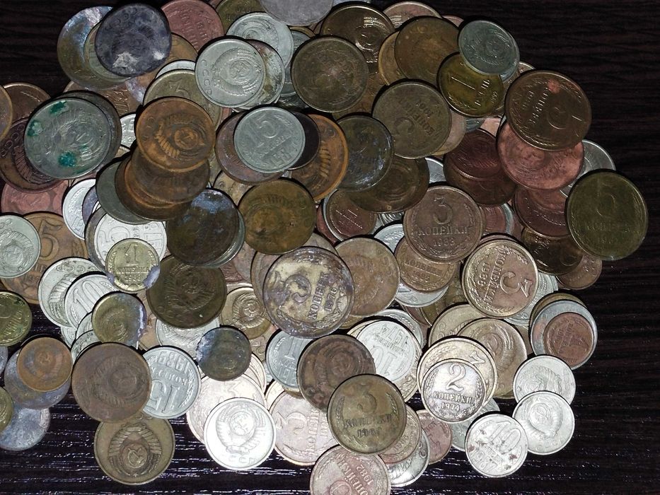 Монеты СССР 350 шт.