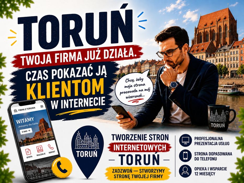 Strony internetowe Toruń – nowoczesna strona dla Twojej firmy