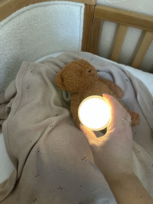 Ведмедик білий шум moonie