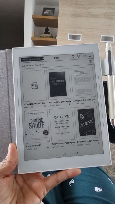 Supernote Nomad (A6 X2) – Caderno Digital E-Ink (Como Novo)