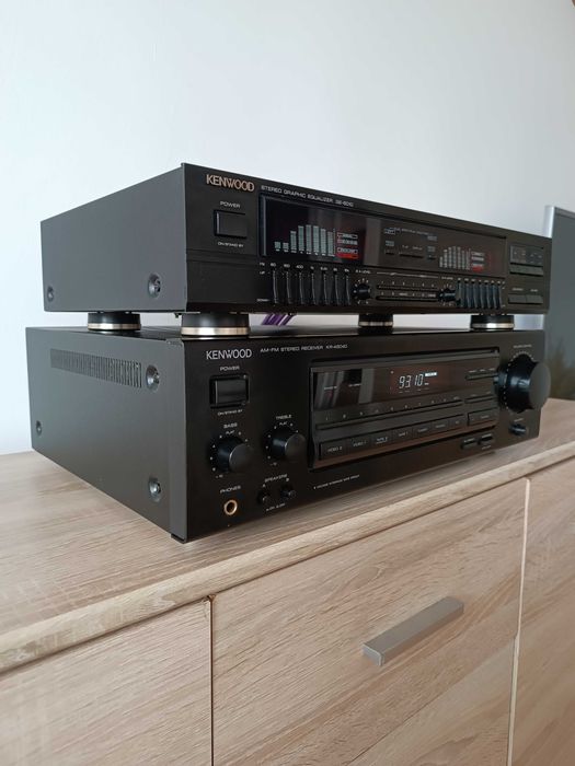 Wieża Kenwood amplituner plus korektor dźwięku