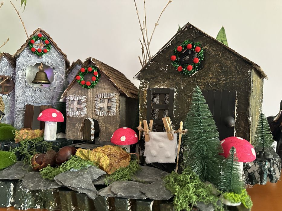 Vendo vila de natal totalmente artesanal!