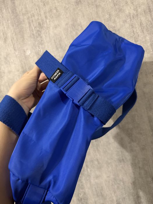 Сумка спортивна синя Fitness mafia