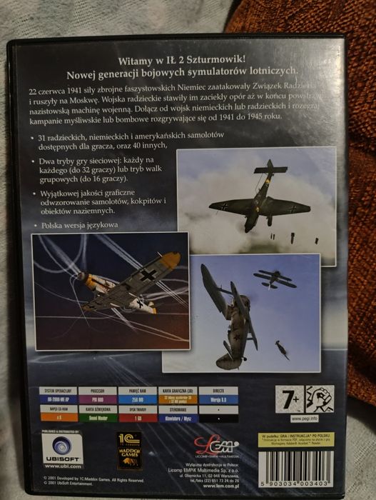 IL-2 Sturmovik (PC PL 2001) DVD BOX polskie wydanie