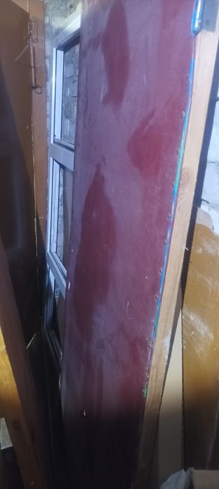 Двері дерев'яні вхідні, б/у