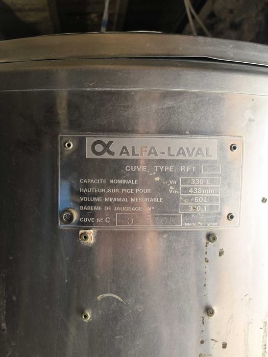 Tanque de refrigeração de Leite Alfa-Laval