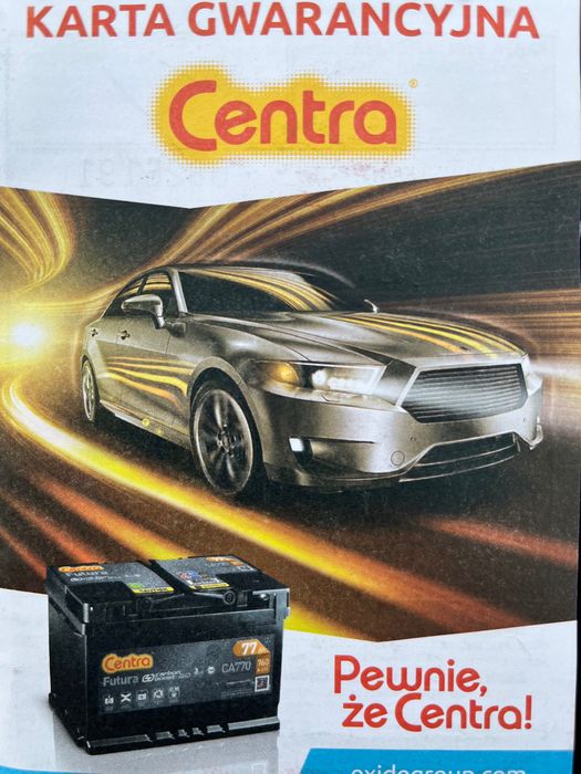 Akumulator CENTRA 44Ah