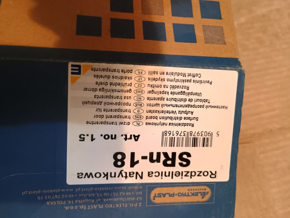 Skrzynka nadtynkowa 18 modułowa