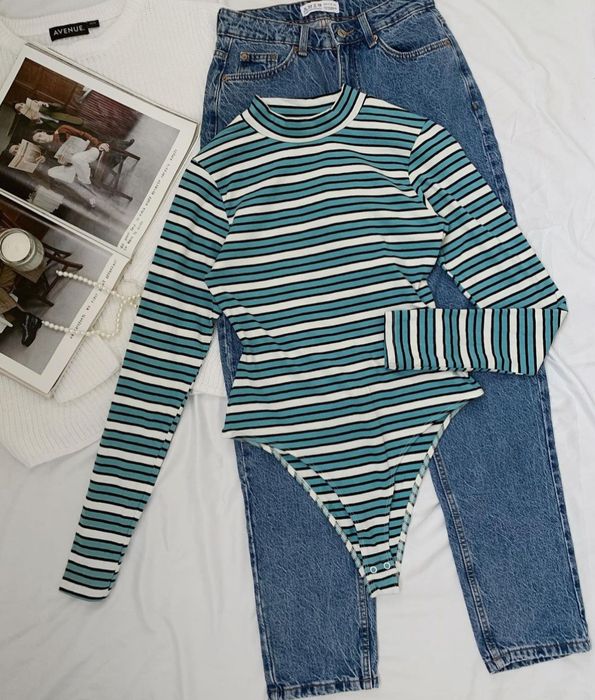 Боді в смужку, S