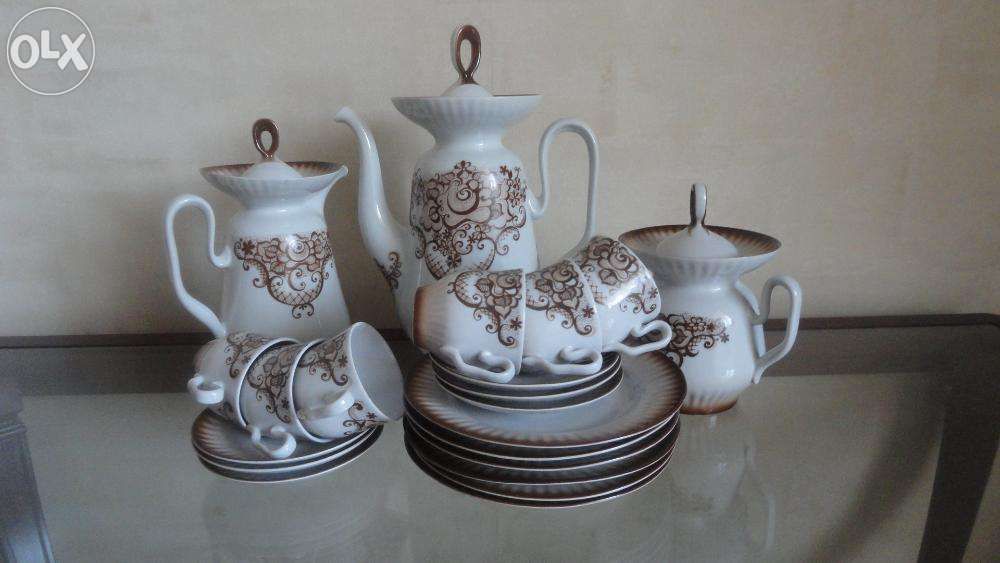 Сервиз кофейный на 6 персон, винтажный