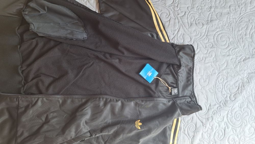 Sortowa bluza rozsuwana Adidas L