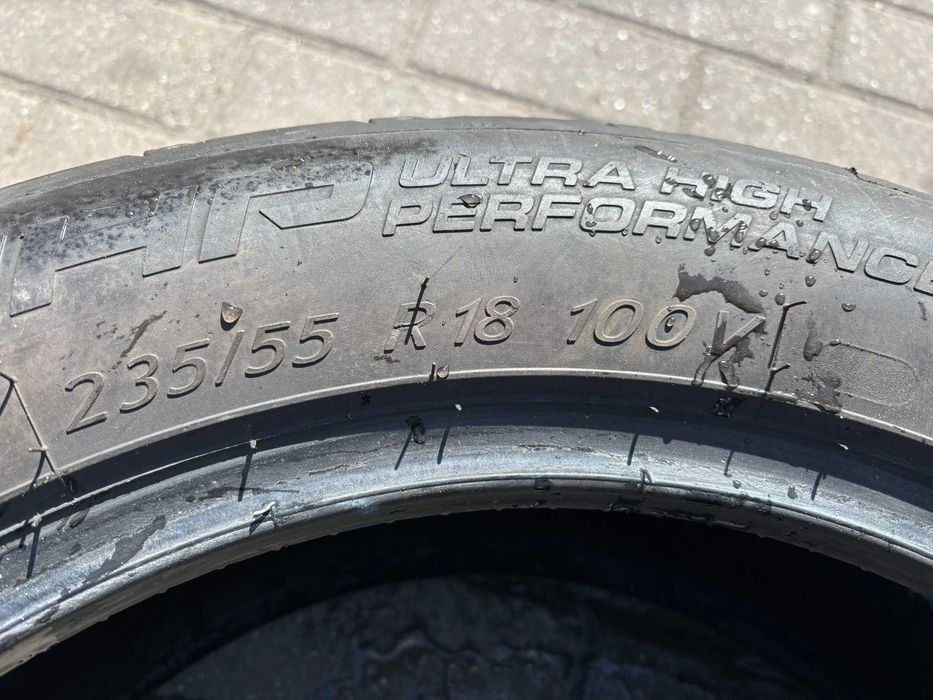 4X OPONY LETNIE 235/55R18 100V Taurus UHP Ultra High Performance RANT OCHRONNY 7MM 2020R SPRAWDZONE CAŁE! #280423