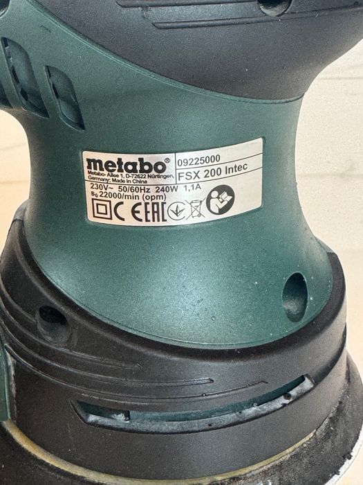 Szlifierka mimośrodowa Metabo FSX 200 Intec