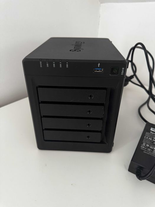 Serwer NAS Synology DS418 DiskStation | 4-zatoki, Stan Bdb, Kraków