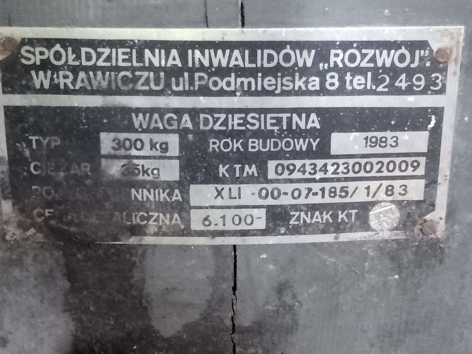Wagi zbożowe klasyczne