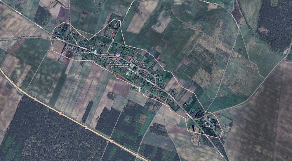 Działka z WZ na 3 domy 1,17ha. Brzezie woj. pomorskie - Widok 3