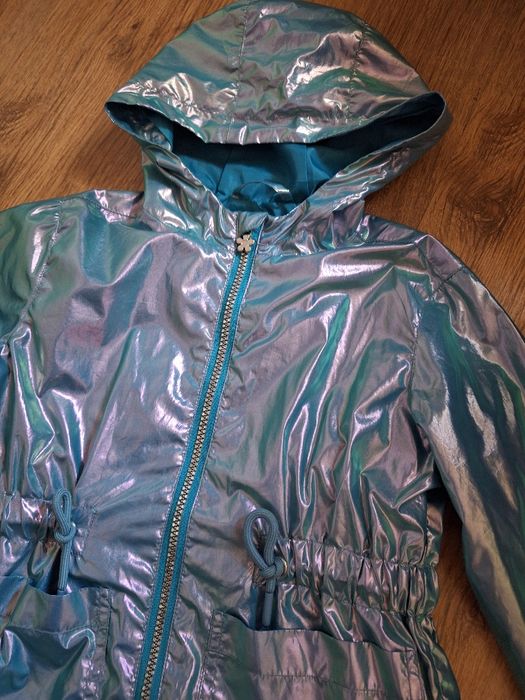 Kurtka parka holograficzna