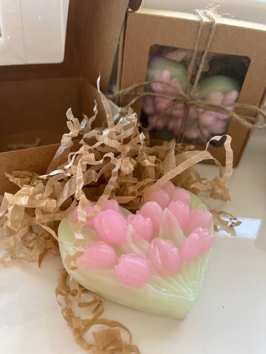 Мило ручної роботи квіти