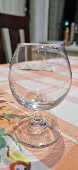 Бокали зі скла (лікер, кон'як)