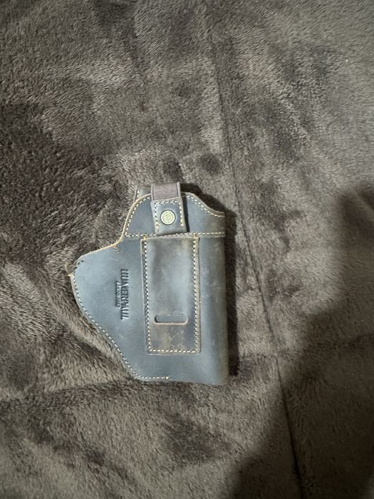 Coldre em pele esquerdo ou direito