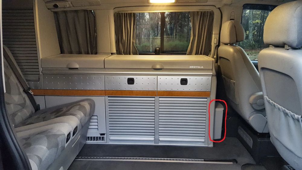 Kosz na śmieci,śmietnik Vito,Viano 639 WESTFALIA,MARCO POLO