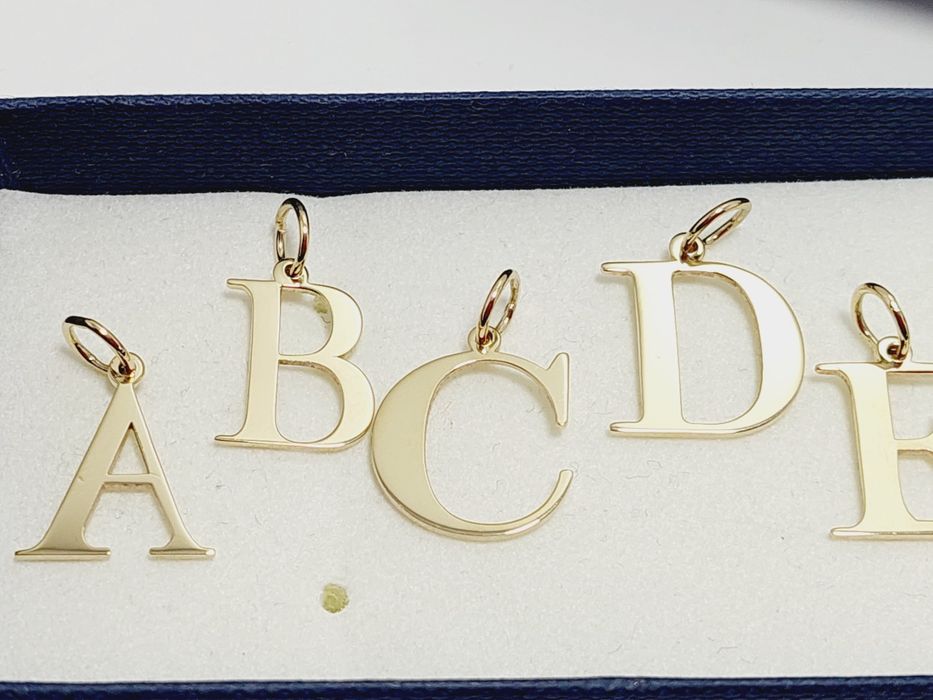 Literka złota 585 ABC ...