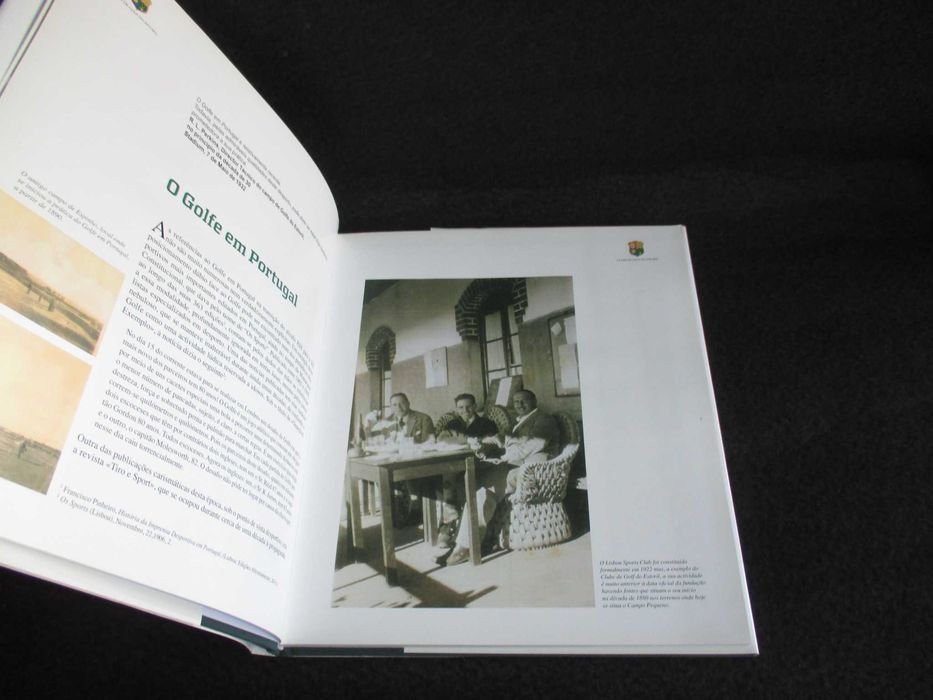 Livro Clube de Golf do Estoril Oito Décadas de História José Rodrigues