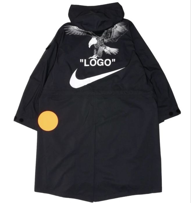 Куртка, дождевик (плащ) nike off-white eagle