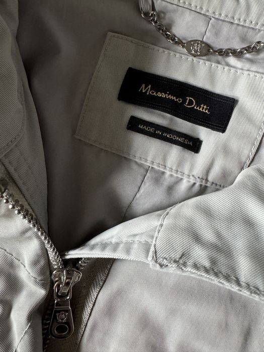 Massimo Dutti kurtka parka szara rozmiar L jesień/wiosna