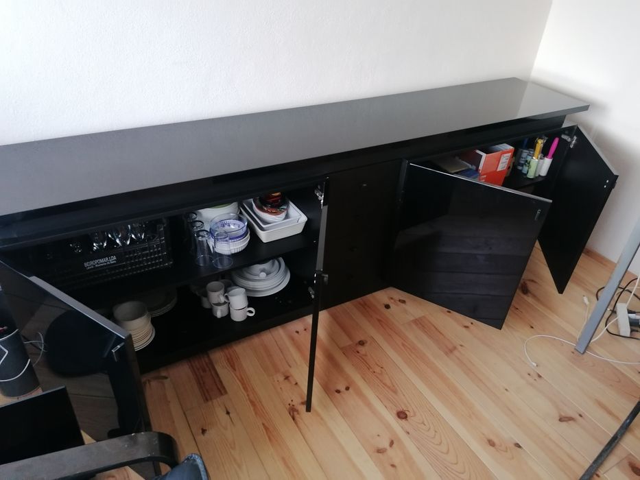 Design Armario moderno preto 2,60 m