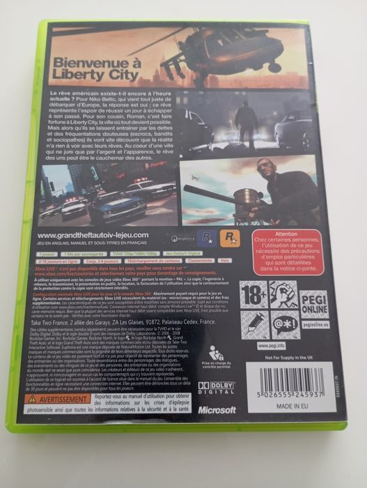 Grand Theft Auto IV Xbox 360