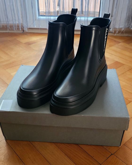 Gumowe botki AllSaints Hetty Logo Rubber Ankle Boots